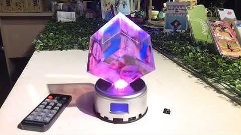 💖Test pha lê lập phương in hình ELATO MUSIC MP4 trước khi đóng gói 💖