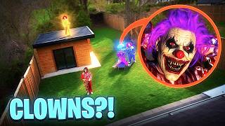 THE CLOWNS ATTACKED OUR HOUSE!!