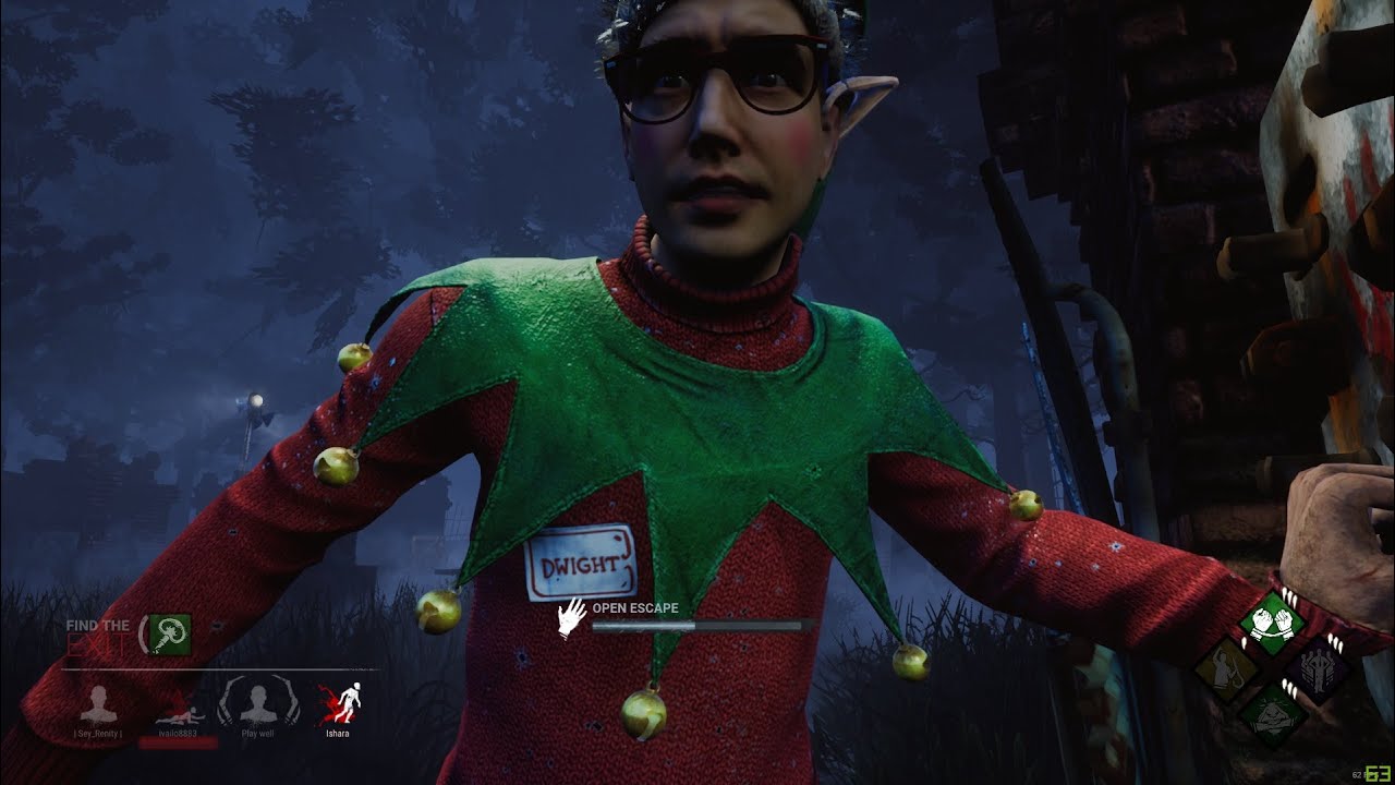 Dbd Mr Elf Dwight Skin Gameplay Youtube