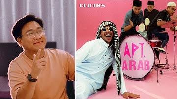 ROSÉ & Bruno Mars - APT. Arabic the middle East version (3way Asiska cover) | REACTION