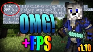 ¡Como AUMENTAR los FPS en MINECRAFT! OMG!!! | Truco Minecraft v1.10,1.9,1.8!