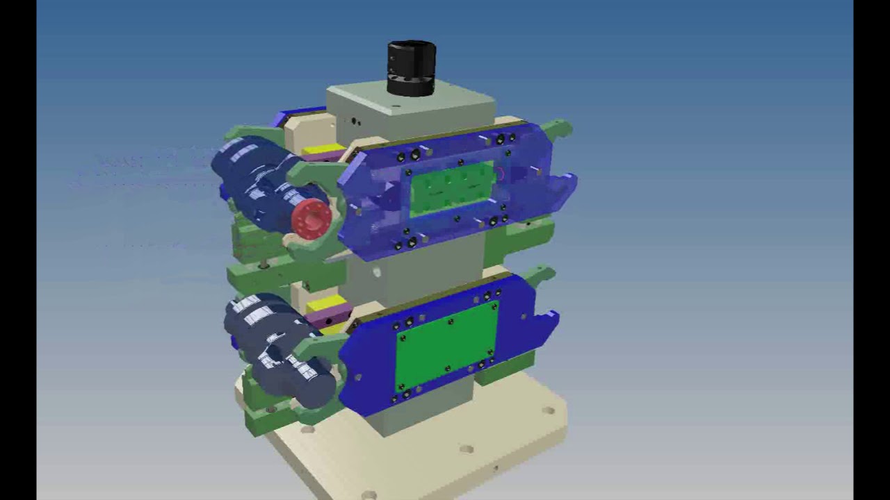 Self Centering Crankshaft Machining Fixture M1297 YouTube