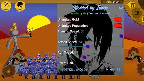 Modded by FM. HACK APK MOD MENU. Stick War Legacy.