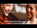 zendaya and hunter being gay for 1 minute and 27 seconds straight (part 2)