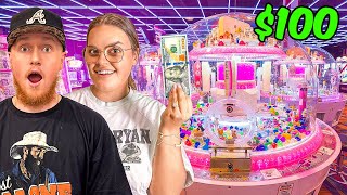 We Spent $100 At The Arcade Gem Pusher! screenshot 4