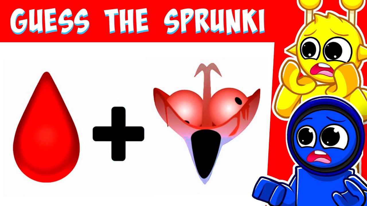 Guess The Sprunki Characters By EMOJI..??