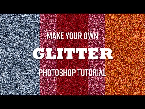 Video: Hur Man Gör Glitter I Photoshop