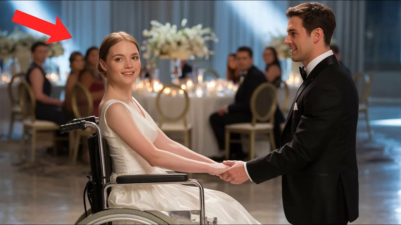 Er heiratete ein Mädchen im Rollstuhl die Gäste tuschelten bis sie auf die Bühne rollte