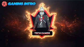👌How To Create Fire Effect Gaming Intro In Kinemaster Editing Tutorial Tamil 2021 | Tech Tamil Geek