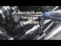 Vergaser - Gemisch einstellen (am Beispiel einer Moto Guzzi V 65 C)