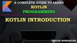 #Kotlin-01 | Kotlin Introduction 2017