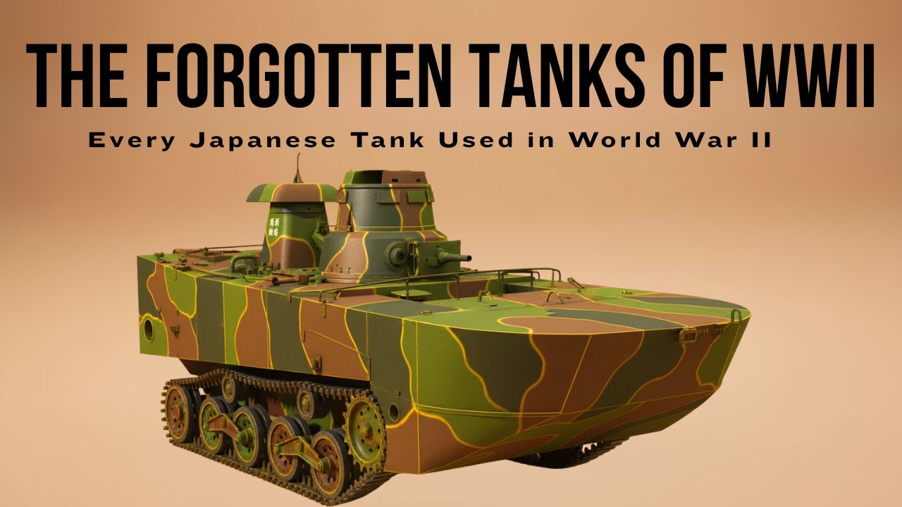 Every Japanese Tank Used in World War II