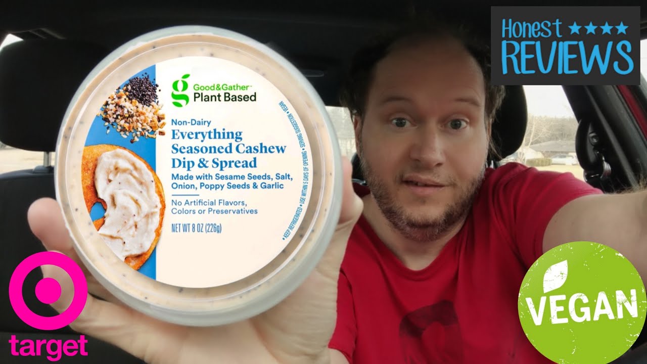 Everything Seasoned Cashew Plant Based Dip + Spread -8oz Good & Gather Target 🎯 Review