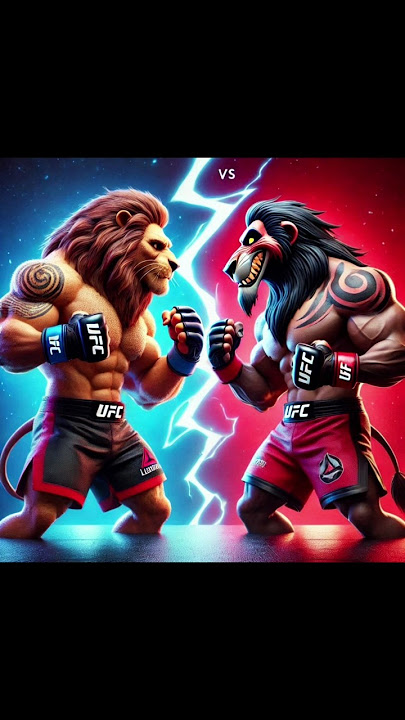 Mufasa VS Scar and Simba revenge. Fight for dad ( Shorts lion king lionking disney ai )