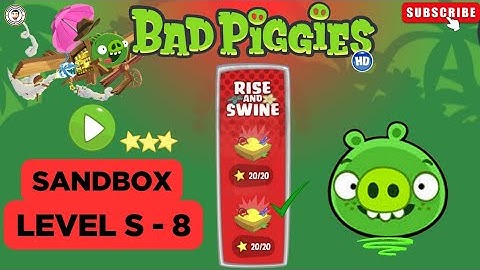 Bad Piggies Full Walkthrough [All Stars & Hidden Items]