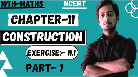 Ch-11/Construction/ Exercise-11.1/Maths/Class10th/NCERT / Part-1 #ncert #upboard #cbseboard