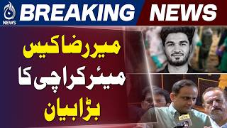Mir Raza Case Update Karachi | Murtaza Wahab Assures Transparency | Investigation Continues-Aaj News