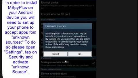 How To install Cell Phone Spy Android For MspyPlus
