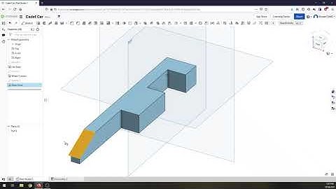Onshape.com - Creating a Simple F1 in Schools Cadet class car pt 1