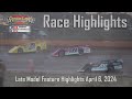 Cedar lake speedway 4623 late model feature highlights