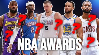 Predicting ALL of the 2025 NBA Award Winners (MVP, DPOY, etc.)