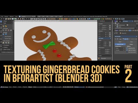 Texturing Gingerbread cookies
