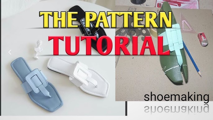 no sewing unisex slide slippers making [ shoemaking tutorial ] 