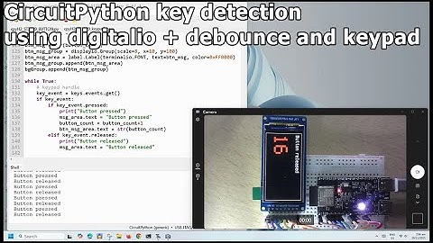CircuitPython key detection
