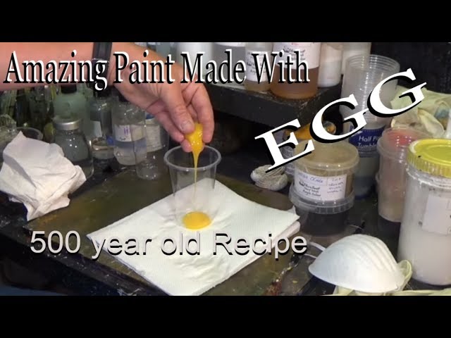 How to make Medieval Paint - Egg Tempera Paint Like DaVinci Made