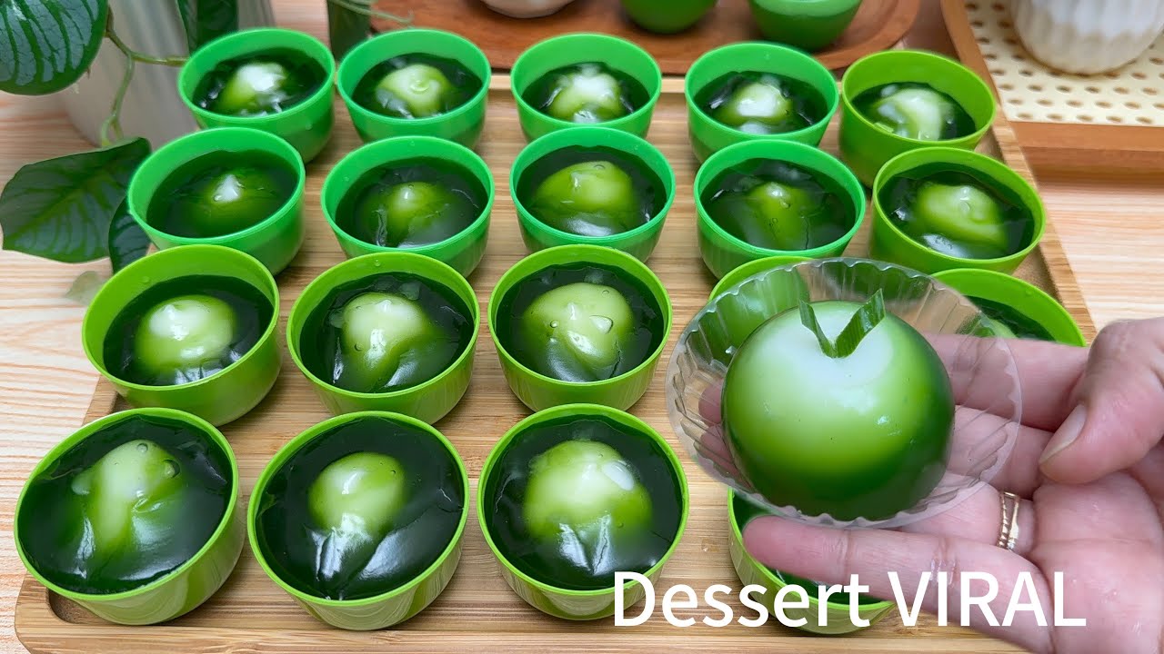 Dessert Thailand VIRAL Khanum Leum Kleum‼️ Unik loh Perpaduan Rasa Kue Cantik Manis & Bubur Sumsum