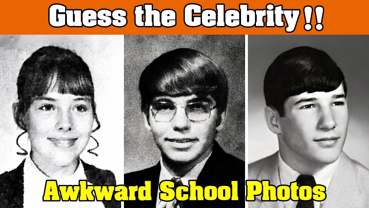 Real School Photos of Celebrities | Can You Guess Every Celebrity?! | Childhood, Youth & Now!