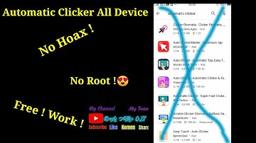 Auto Clicker For Android All Device No Root !