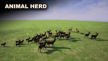 Unreal Animal herd System