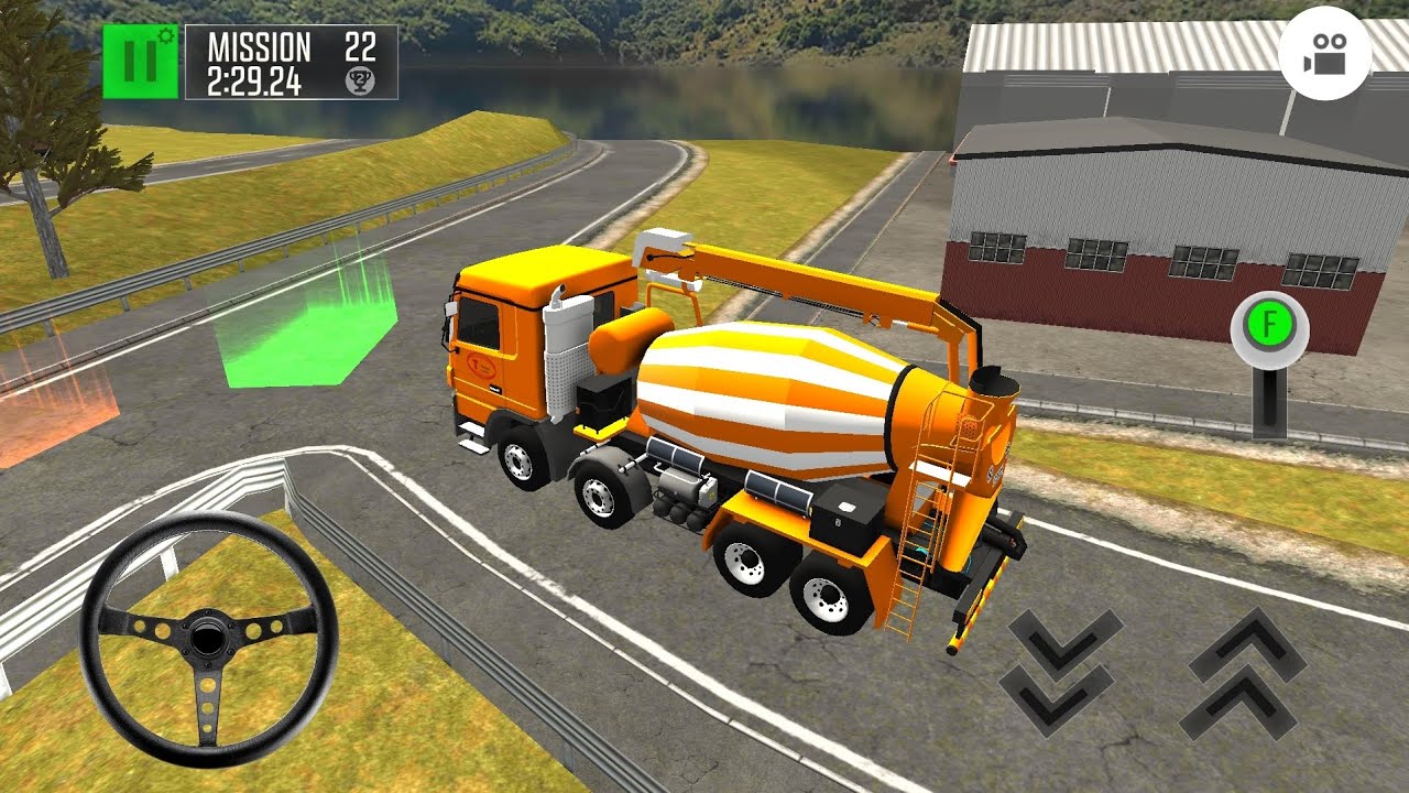 Construction Cement Mixer Driving Stimulator - Best Driving Island: Delivery Quest Parking