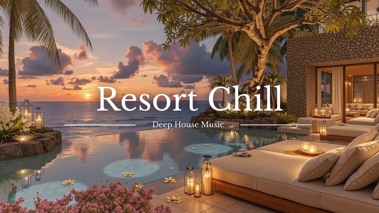 🏝️ Мелодичный Тропический Хаус, Атмосфера Отдыха на Курорте для Абсолютного Расслабления