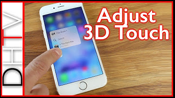 How To Turn On/Off 3D Touch Or Customize The Sensitivity - iPhone 6s & iPhone 6s Plus