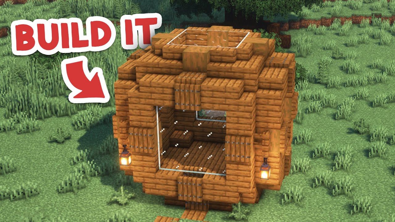 How to Build a Pod Starter House in Minecraft [TUTORIAL] YouTube