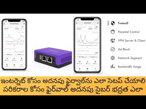 How to Setup Extra Firewall for Internet in Telugu | Firewalla Extra Cyber Security For Devices