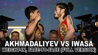 Akhmadaliev - Iwasa. Weight-in, Face-to-face (full version)