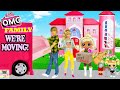 WE'RE MOVING INTO THE DREAMHOUSE! - OMG LOL Family Speedster Toddlers & Baby Move into Barbie House