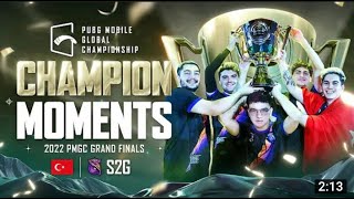 Champion Moment-S2G Esports ! PMGC 2022 #pubgmobile #pubgesports #pmgc2022 #pmgc #s2g #nova #messi