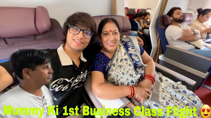 Mummy Ki 1st Business Class Flight 😍/souravjoshivlogs #shorts #vlog #youtubeshorts