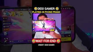 Desi Gamer playing in phone prank 🤣@DesiGamers_ #shorts