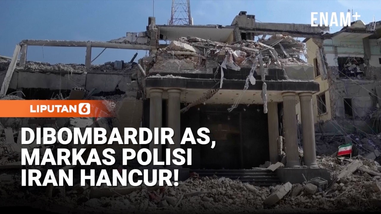 Pusat Polisi Teheran Luluh Lantak, Warga Mulai Tinggalkan Ibu Kota | Liputan6