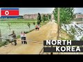 NORTH KOREA - TRAIN TRIP FROM CHINA TO PYONGYANG