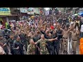 desh ke rakhwale, desh ke nayak, desh bhakt Indian police enjoying festival of Ramnavmi ,Hazaribagh