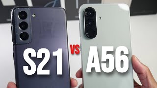 Samsung Galaxy S21 VS Samsung Galaxy A56 (Camera Comparison, PUBG \& Display \& Speed)