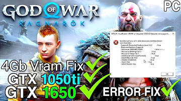 God of War Ragnarok 4GB VRAM Issue Fixed in Any GPU