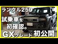 【初公開】ランクル250 GX グレードが十分すぎる件⁉︎ 話題の角目の光り方やファブリックシートなど細かく映像でお届け!