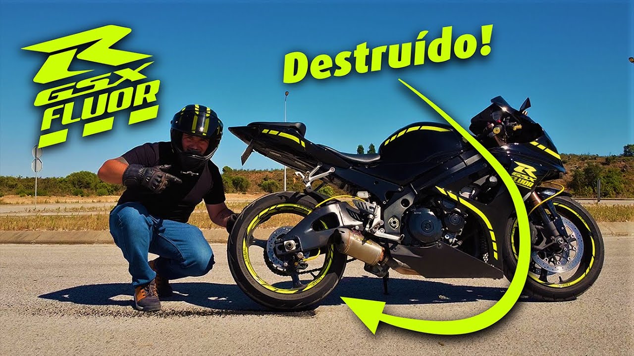 Destru O Pneu Da Minha GSXR YouTube